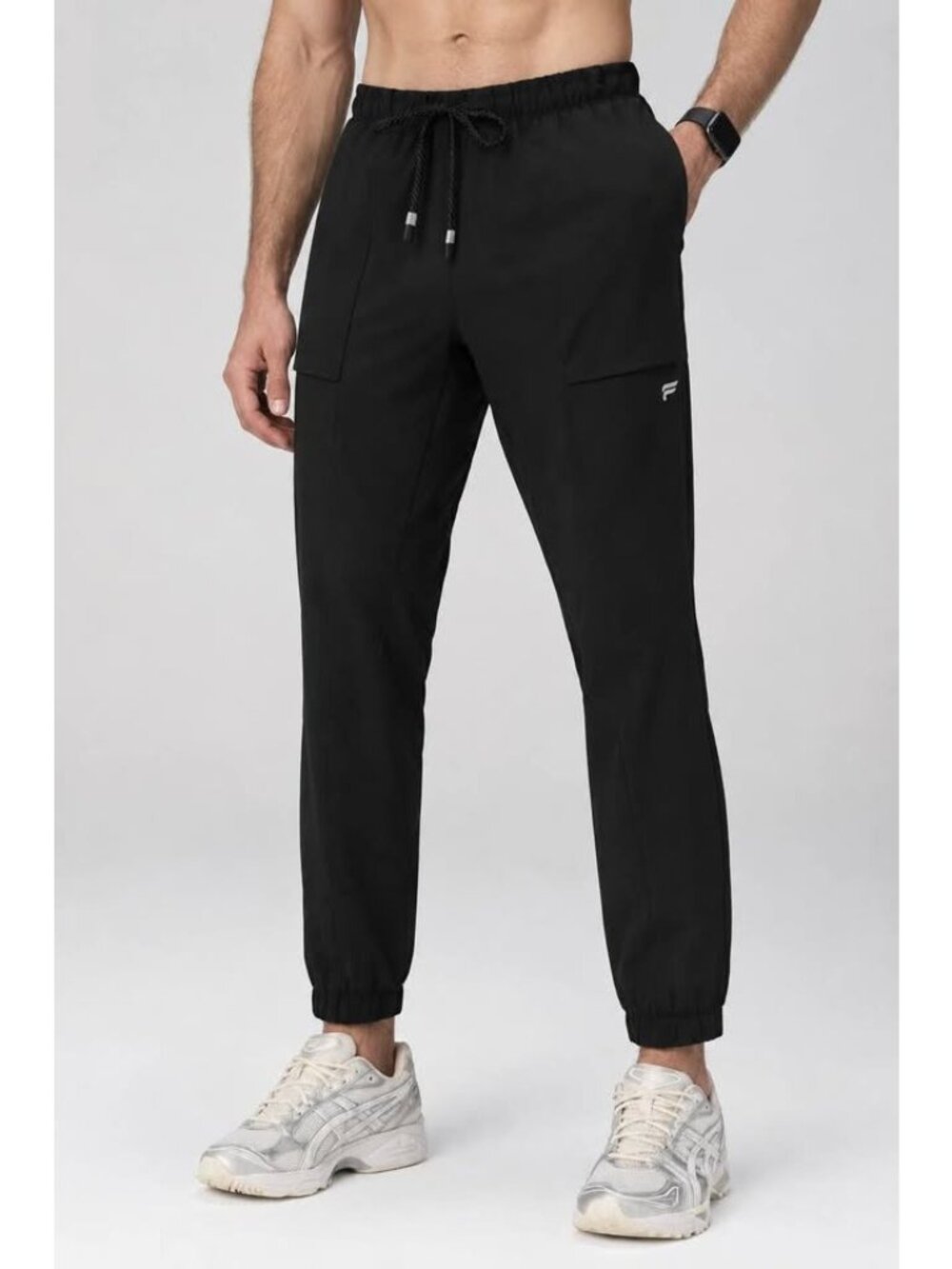 Fabletics The One Jogger Pants Mens XL Black Athletic Stretch Nylon